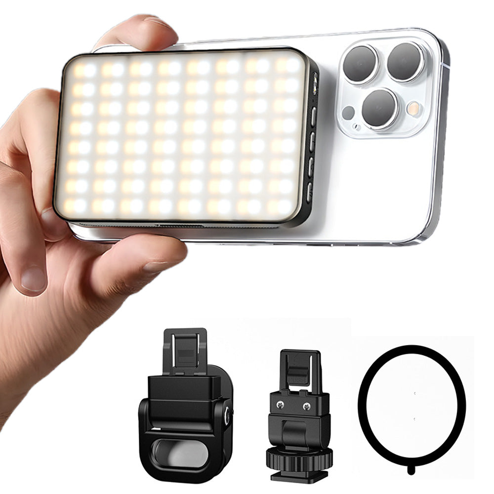 Selfie Light With Clip USB Rechargeable LED Phone Light Photo Light For Selfie Video Live Stream