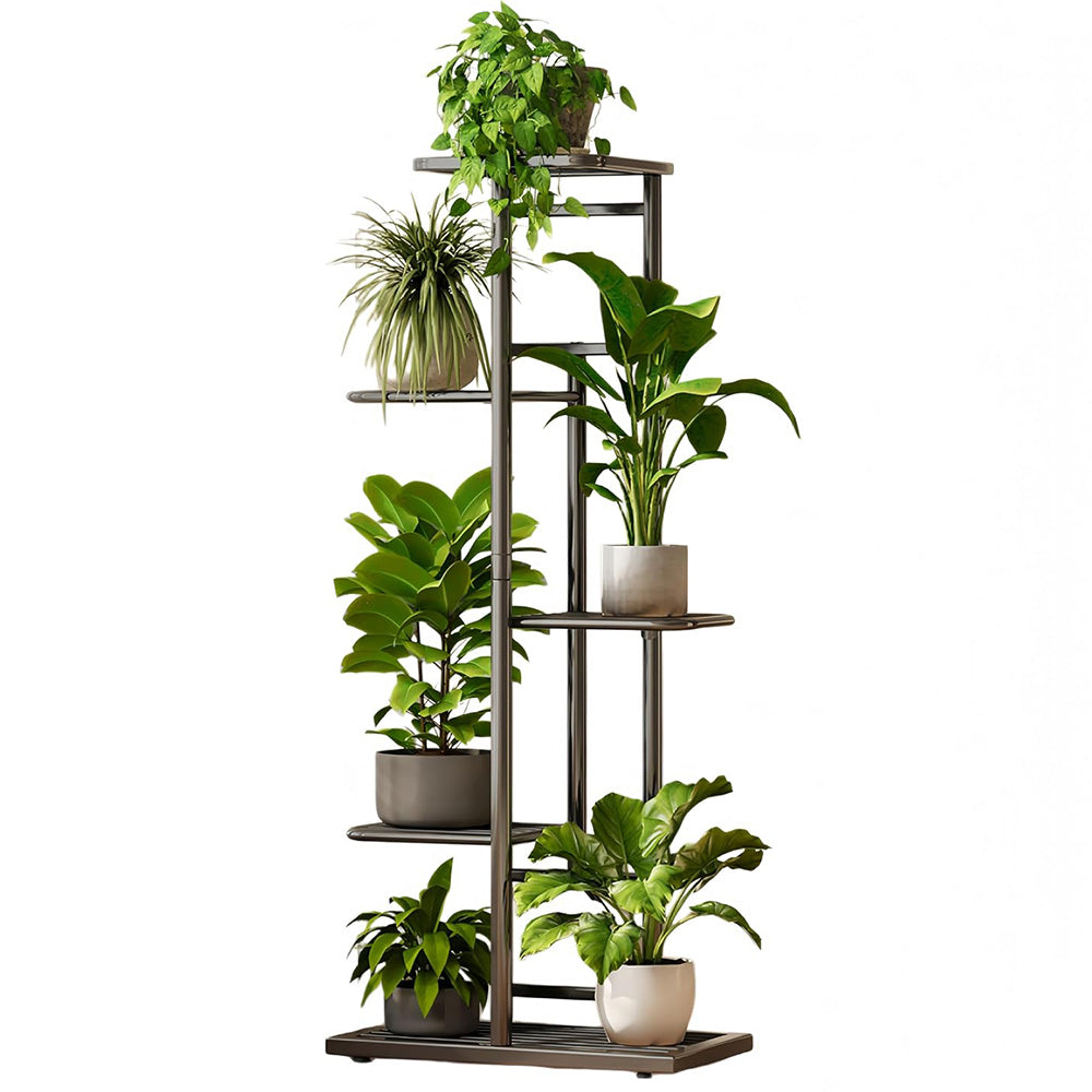 Five Tier Metal Plant Stand Indoor Balcony Shelf