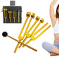 3Pcs Aluminum Tuning Forks Set 128Hz 256Hz 512Hz for Sound Healing Yoga Meditation