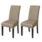 2Pcs Dining Chair Covers Stretch Seat Cover Slipcovers Washable Banquet Wedding Party-Grey