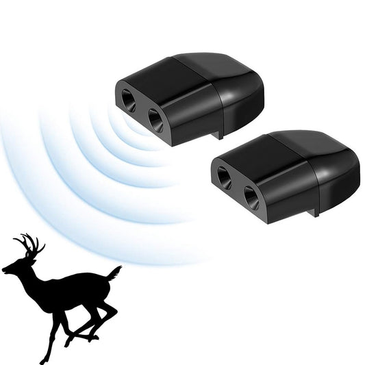 2Pcs Deer Repellent Hidden Ultrasonic Under Hood Animal Repeller for Car Engine