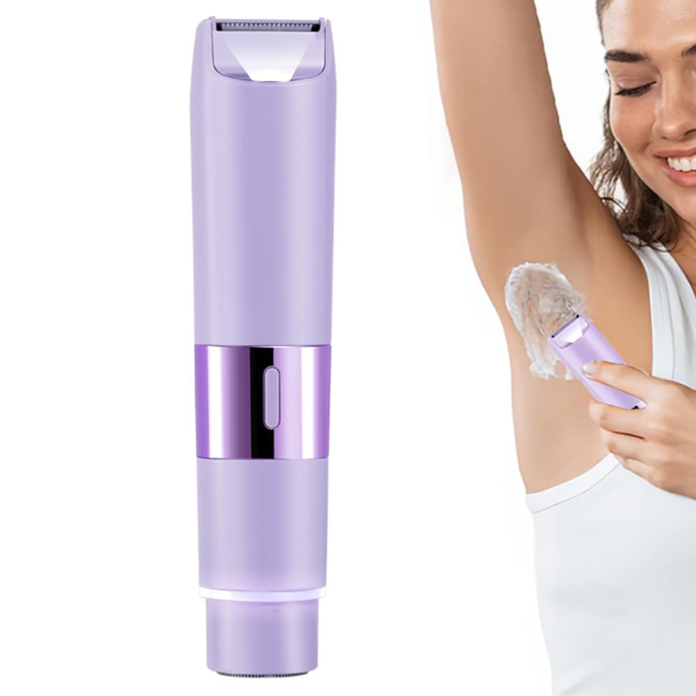 Rechargeable Bikini Trimmer for Women Dual Head Electric Razor Body Hair Trimmer