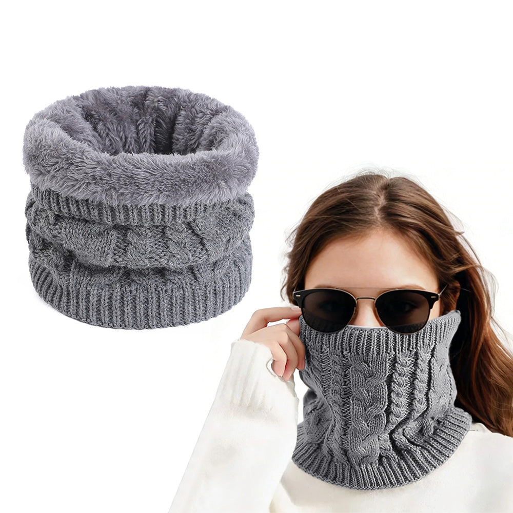 Winter Neck Gaiter Fleece Thick Neck Warmer Cover Ski Gaiters for Men Women