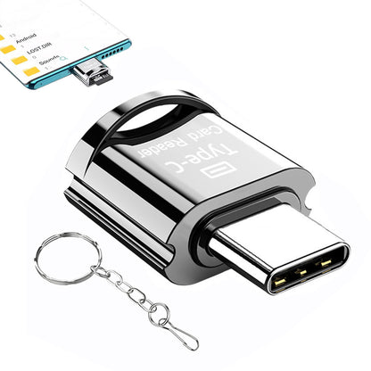 TF OTG Card Reader Adapter for Android and iPhone with Lightning Type-C Micro USB