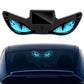Solar Powered Devil Eyes Car Dynamic Light Car Decal Car Window Interior Decoration