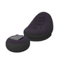 Inflatable Lounge Chair and Footrest Set