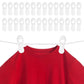 30 Pack Anti Slip Clips for Garments Socks Snacks Hanger Clips for Home