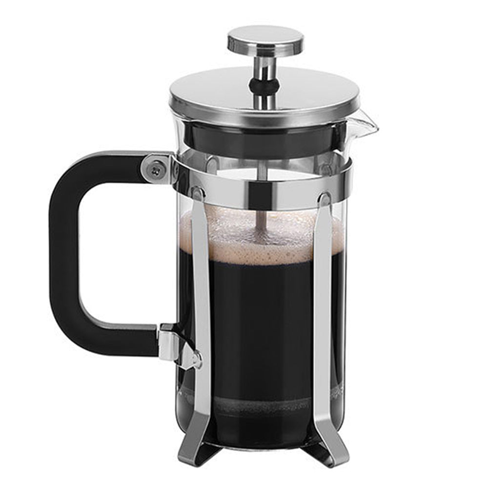 French Press Coffee Maker Borosilicate Glass Stainless Steel Brewer Cold Brew Cafetera