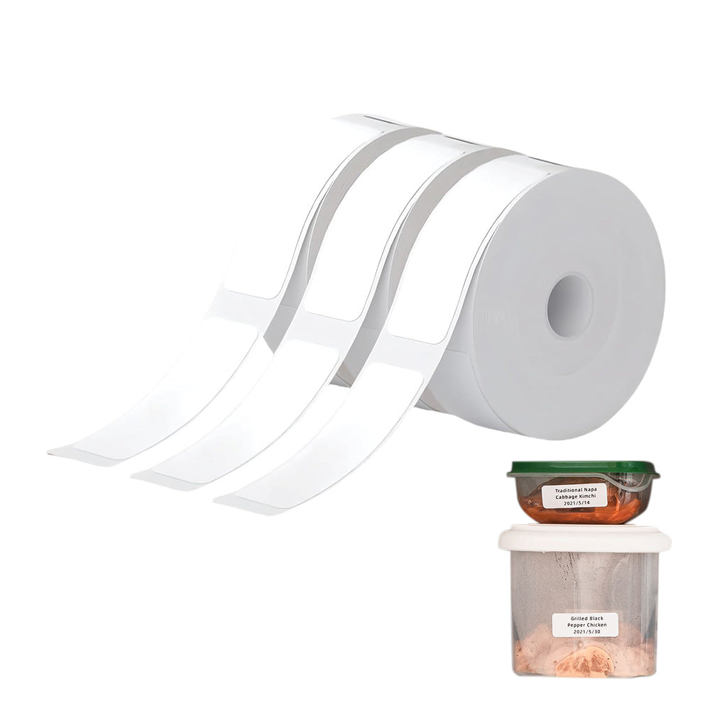 3 Rolls Label Paper for Phomemo D30 Self Adhesive Thermal Labels for Office Study Home