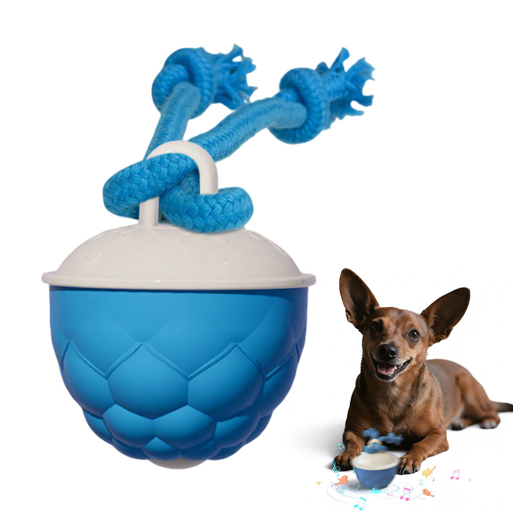 Interactive Dog Toys Touch Activated Bouncing And Jumping Dog Ball With Rope