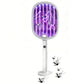 Electric Mosquito Swatter with Digital Display and White Light Flashlight Fly Killer Bug Zapper Racket Bug Zapper