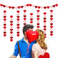 Felt Heart Garland Banner Decoration for Valentine's Weddings & Parties