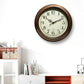 Silent Battery Powered Vintage Round Wall Clock