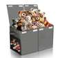 Foldable Toy Storage Organizer Box with Lid and Dividers