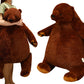 Giant Brown Bear Stuffed Animal for Adults Stress Relief Anti-Anxiety Cuddly Bear Toy