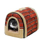 Pet Dog House Kennel Soft Beds Cave Cat Puppy Bed Doggy Warm Cushion Fold