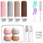 18 Piece Silicone Leak Resistant Travel Toiletry Bottle Set
