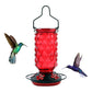 Stained Glass Hummingbird Feeder Wide Mouth Garden Decor