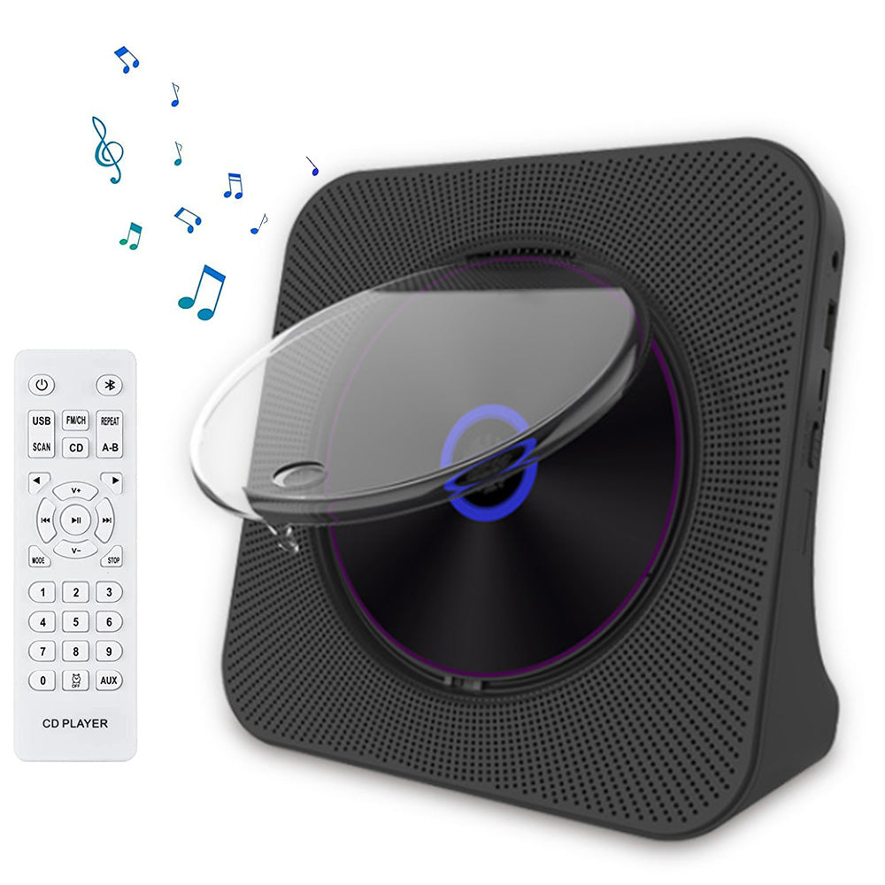 Portable Bluetooth CD Player Home CD Music Player with LED Screen