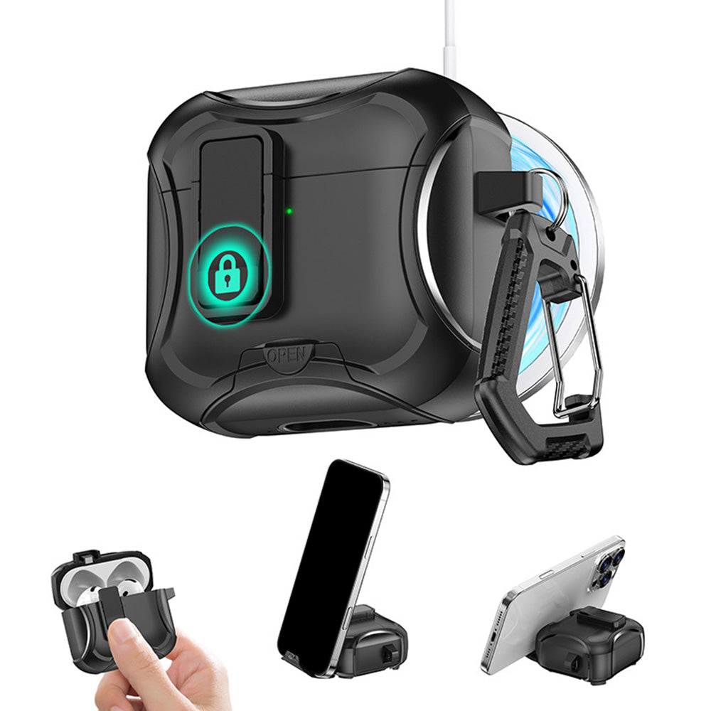 Protective Case For AirPods With Stand Support MagSafe Wireless Charging