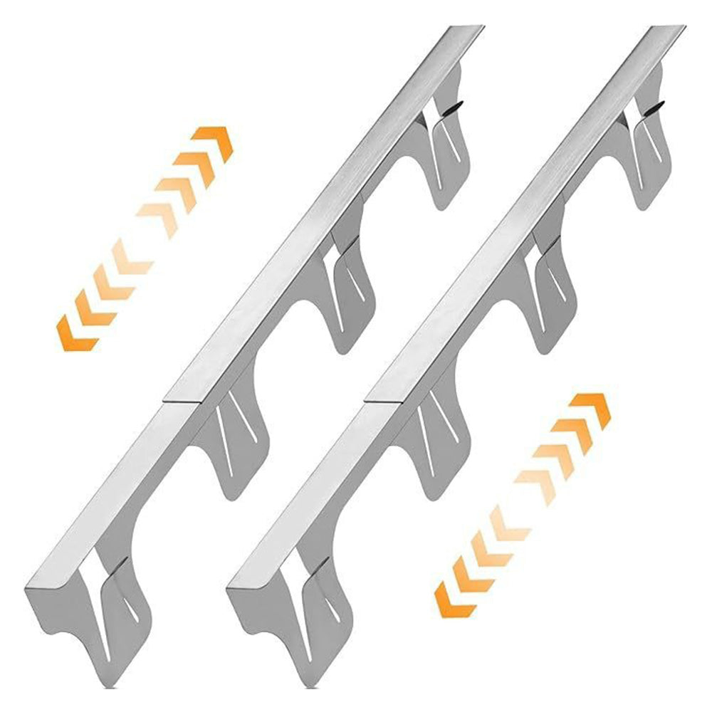 4Pcs Stainless Steel Adjustable Stove Counter Gap Filler Covers for Kitchen