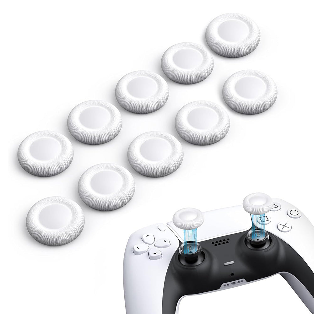 10 Pack TPU Thumb Grip Caps for PS4 and PS5 Controller Joysticks
