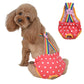 Cute Harness Female Dog Sanitary Pants Reusable Menstrual Diaper