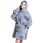 Hooded Blanket Hoodie Ultra Plush Comfy Sweatshirt Fleece-Style 1