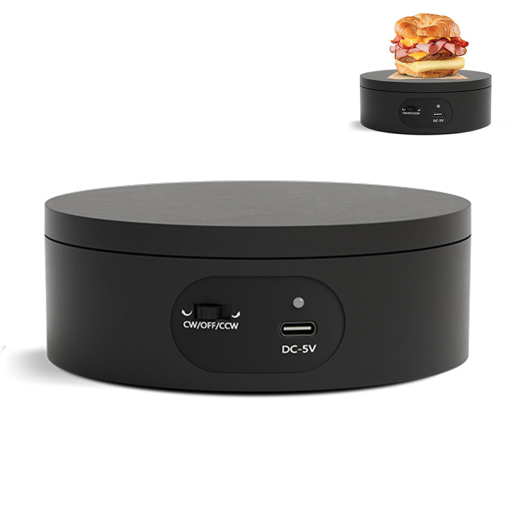 Motorized Rotating Display Stand Turner Cup Platform for Epoxy Glitter Tumbler 360 Degree Rotating Turntable Base