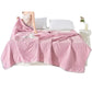 Cooling Summer Quilt Breathable Aircon Blanket-Pink