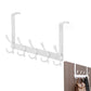 Stainless Steel Over The Door Hooks Durable Door Hangers for Kitchen Bathroom Bedroom