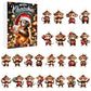 2025 Advent Countdown Calendar Funny Monkey Ornament Christmas Hanging Ornaments