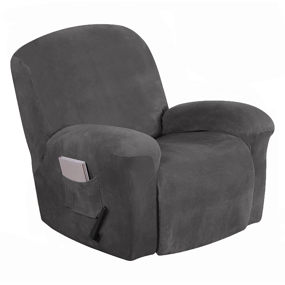 Recliner Chair Cover Recliner Stretch Sofa Slipcover Separate 4 Pieces Recliner Couch Covers