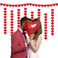 Felt Heart Garland Banner Decoration for Valentine's Weddings & Parties