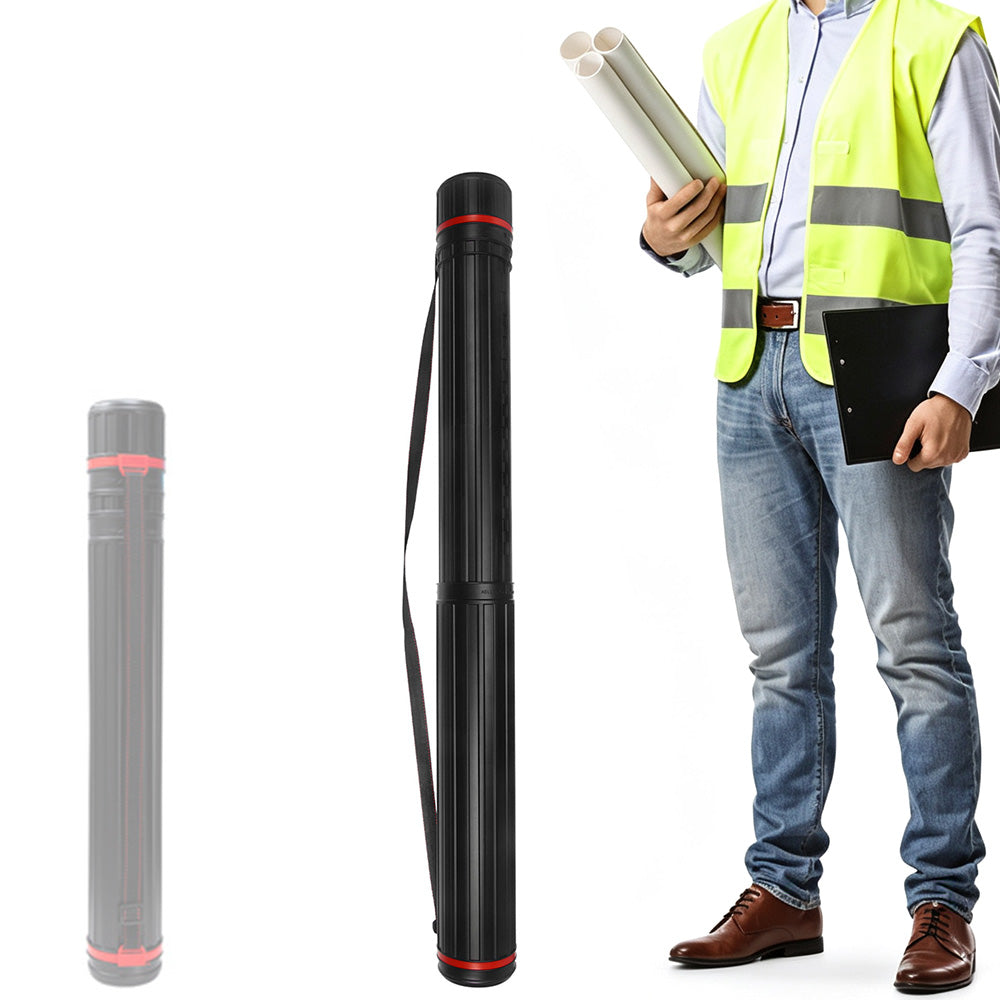 Water Resistant Telescopic Art Tube with Shoulder Strap