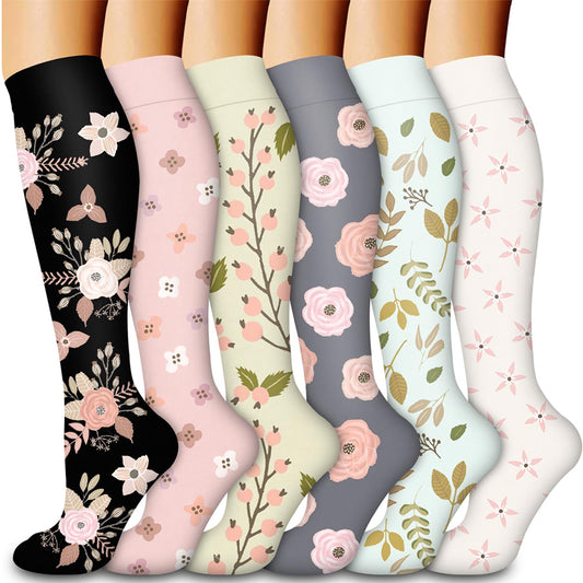 Women's Compression Socks Compression Support Circulation Socks 15-20Mmg