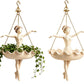 Resin Ballerina Hanging Planter Pot Hanging Flower Basket Home Decoration