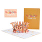 3D Fathers Day Pop Up Card with Insert for Best Dad Thank You Greeting Card