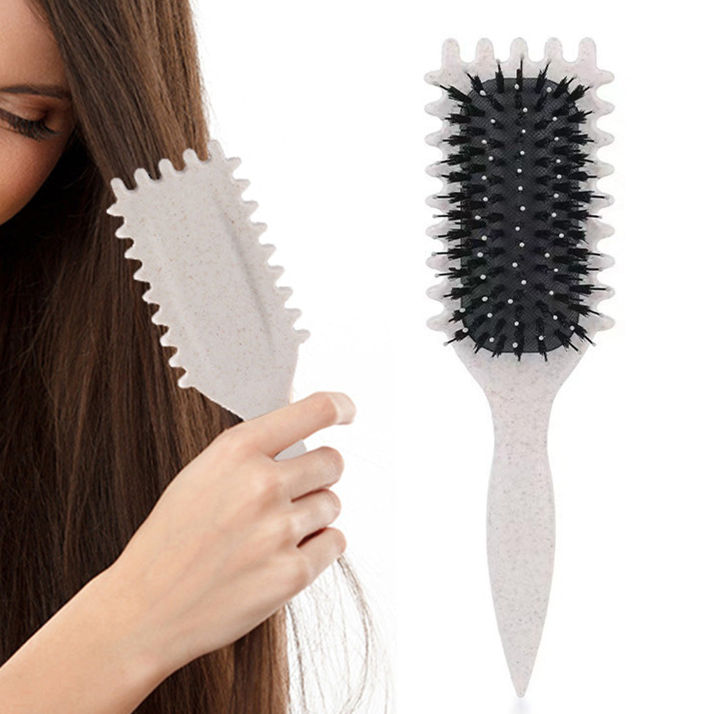 Large Wave Curl Styling Detangling Hair Brush for Daily Use
