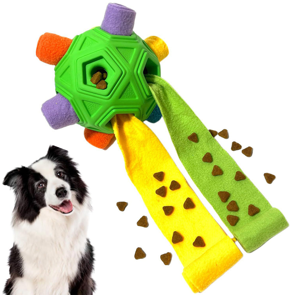 Dog Snuffle Ball Slow Feeder Puzzle Toy for Treats