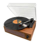 Portable Retro Bluetooth Vintage Vinyl Record Player with Speakers