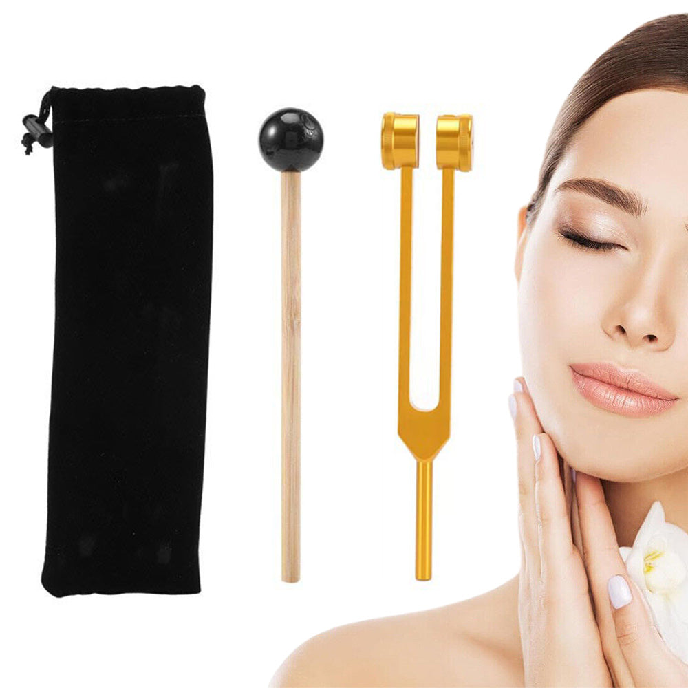 128Hz Tuning Fork with Reflex Hammer for Sensory Use – Aluminum Alloy Tuning Fork