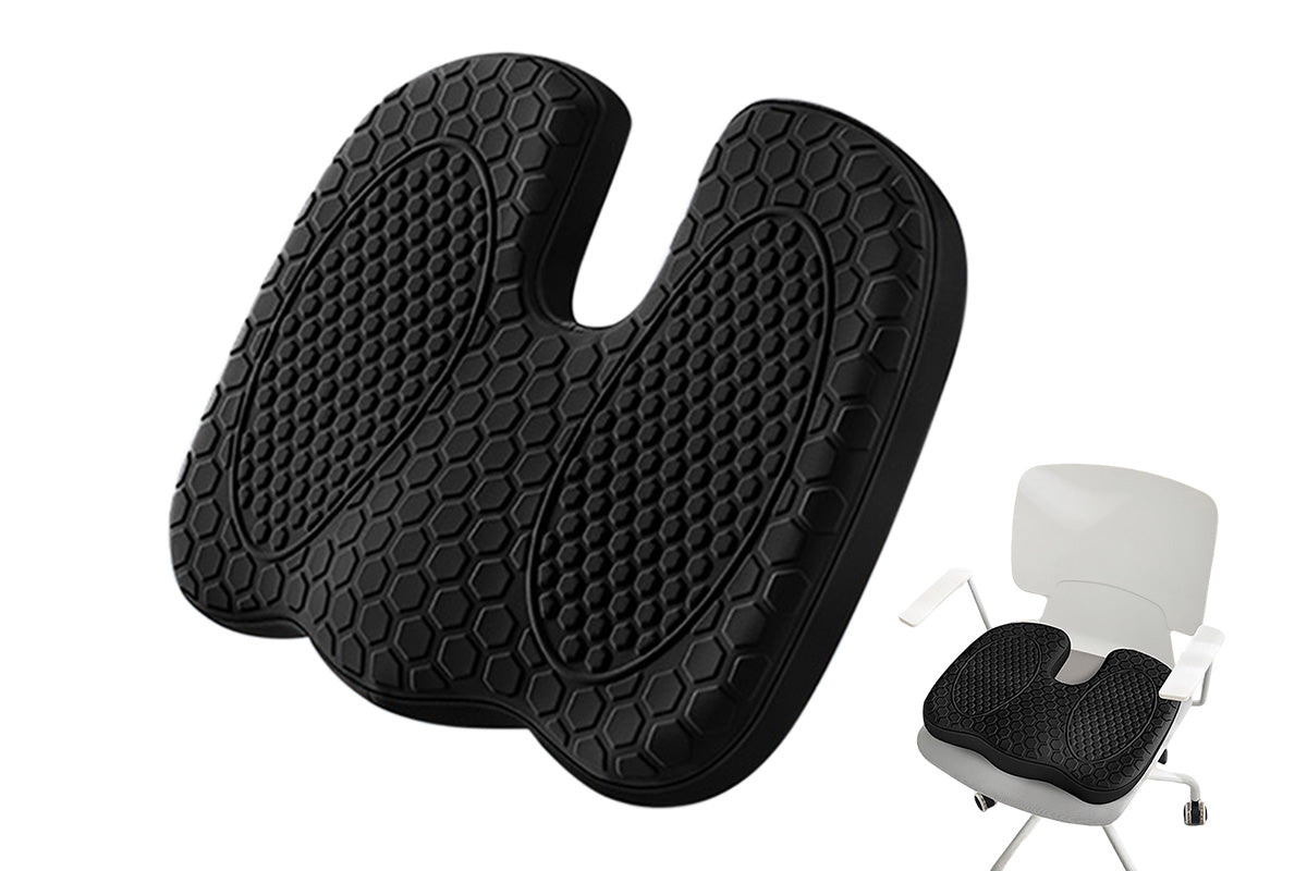 Ergonomic Seat Cushion Breathable Honeycomb Design Pressure Relief Cushion