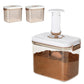 2Pcs Vacuum Seal Food Storage Container with Lid Strainer Vacuum Pump Airtight Food Storage