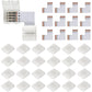 10Pcs L Shape 4-Pin 10mm LED Connectors with 20Pcs Clips for Strip Lights
