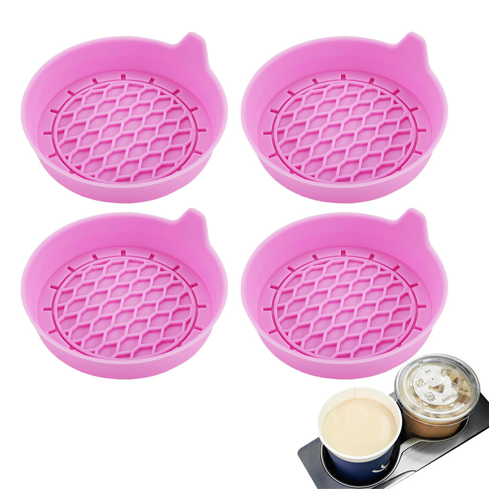 4PCS Universal Car Auto Cup Holder Anti Slip Insert Coaster Car Accessories