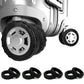 8Pcs Luggage Wheel Silicone Covers Suitcase Wheels Protector Protection Sleeve