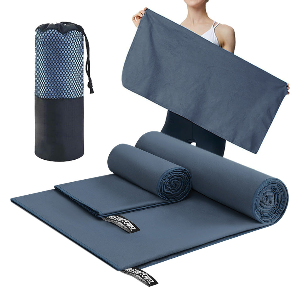 Microfibre Towel Perfect for Gym, Travel & Beach Swimming Towels for Sports Camping & Hiking
