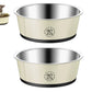 2L Stainless Steel Pet Feeding Bowl 25cm Non-Slip Dog Cat Food Water Bowl