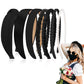 7 Piece Retro Pearl and Ribbon Hair Headband Set for Women